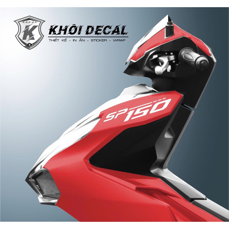 Tem sp150/ sp160 dán xe siêu đẹp/ giá 1 cặp