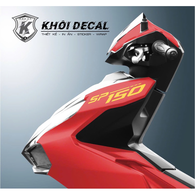 Tem sp150/ sp160 dán xe siêu đẹp/ giá 1 cặp