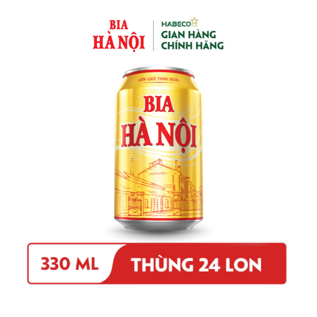 Ảnh COMBO 2 Thùng 24 lon Bia Hà Nội phiên bản hè 2025  – HABECO (330ml/lon) 1