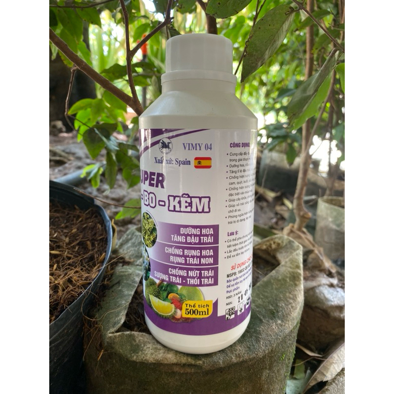 Canxi bo kẽm hữu cơ 500ml