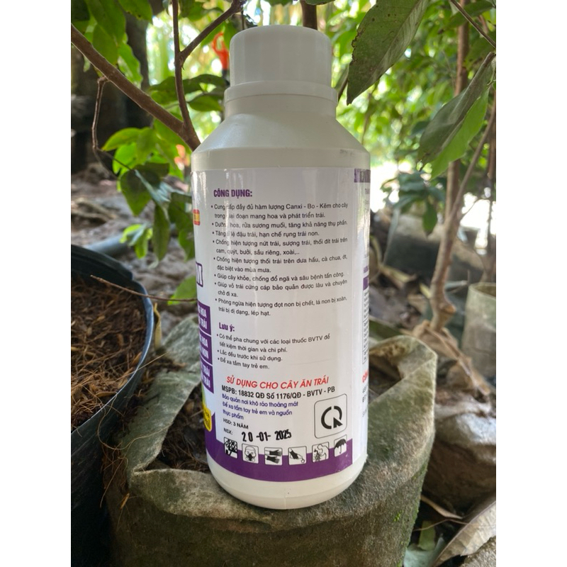 Canxi bo kẽm hữu cơ 500ml
