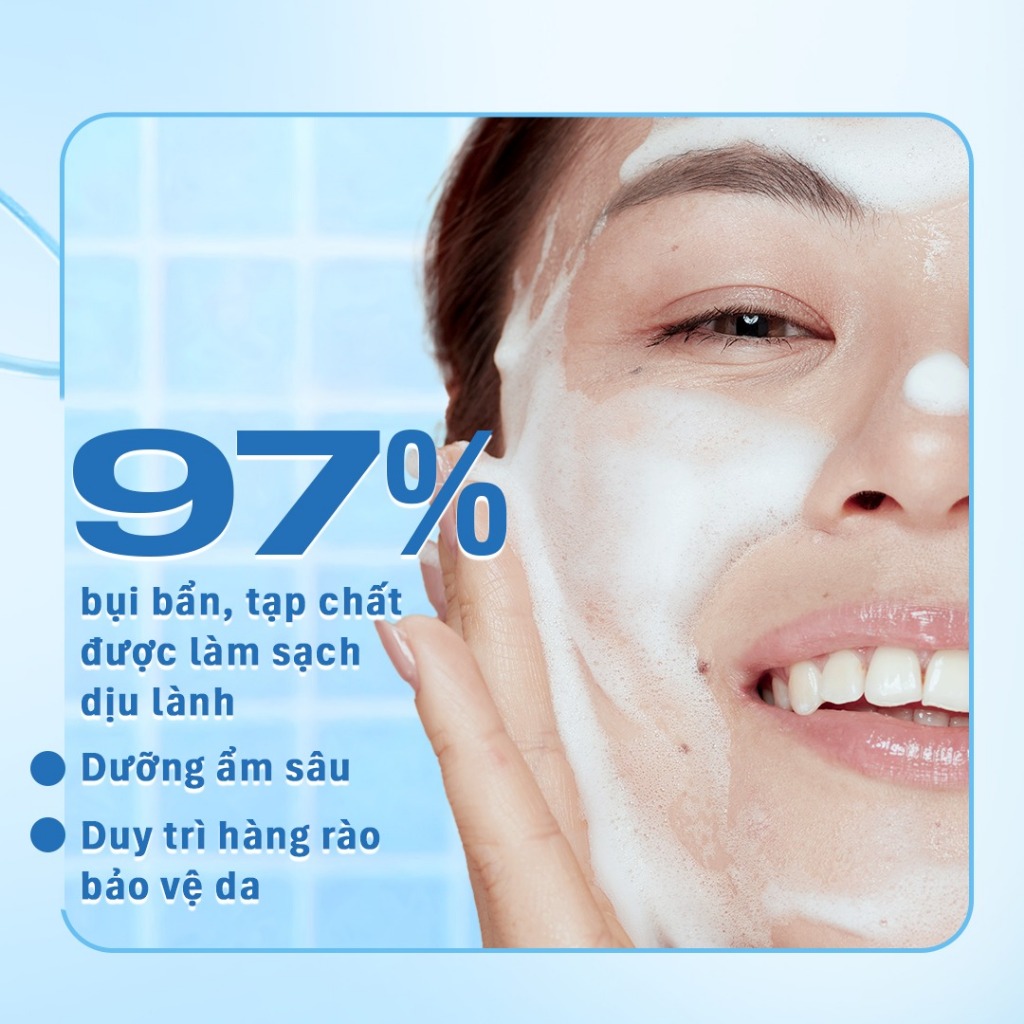 Ảnh [LIVE] Sữa Rửa Mặt Tạo Bọt Dịu Lành Cho Da Nhạy Cảm Cetaphil Hydrating Foaming Cream Cleanser 236ml 3