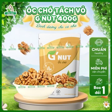 [NGON] Nhân Óc Chó G’Nut - Hạt Óc Chó Mỹ Tách Sẵn Vỏ (Gói 400g) Làm sữa/ Ăn Vặt Eatclean (Yêu Hạt)