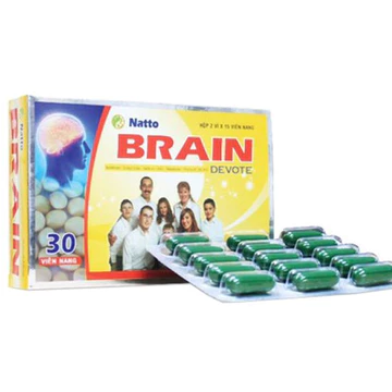 Combo 2 Natto Brain Devote, Hỗ trợ tăng cường tuần hoàn não, iảm di chứng sau tai biến mạch máu não