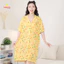 Váy đầm ngủ Pijama ngắn tay, cài cúc mặc nhà vải Viscose mềm mại thoáng mát MEV0575