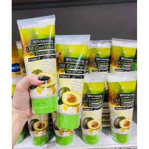 Sữa rửa mặt bơ Whitening & Oil HÀNG THÁI LAN - SỮA RỬA MẶT BƠ THÁI TUÝP to 210ML