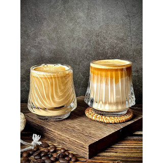 Ly thủy tinh uống cà phê, Ly hình núi Phú Sĩ, cốc thủy tinh chịu nhiệt 150ml cho quán cafe, bar,pub