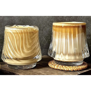 Ly thủy tinh uống cà phê, Ly hình núi Phú Sĩ, cốc thủy tinh chịu nhiệt 150ml cho quán cafe, bar,pub