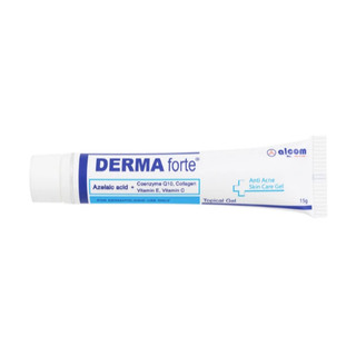 Gel Derma Forte - Làm mờ sẹo, ngừa vết thâm, ngừa tái phát mụn, sạch bã nhờn trên da (Tuýp 15g)