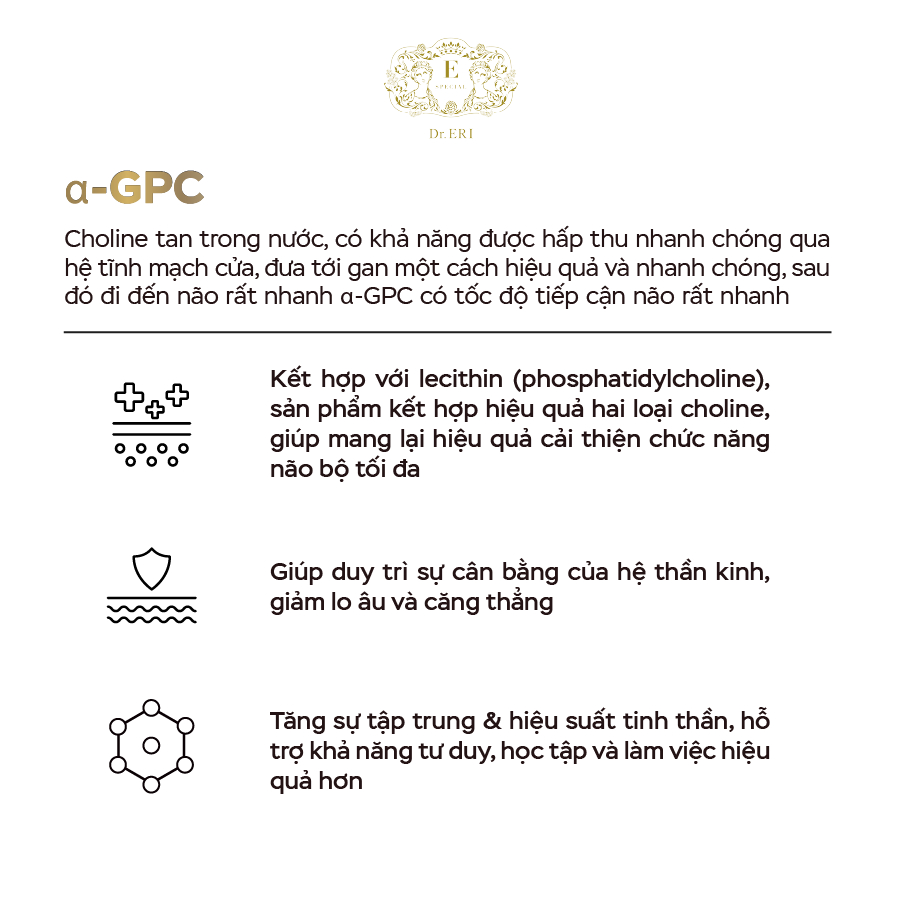 Thực Phẩm Bổ Sung E-SPECIAL α-GPC & LECITHIN Hỗ Trợ Cải Thiện Chức Năng Nhận Thức 180 Viên [NHẬP KHẨU NHẬT BẢN]