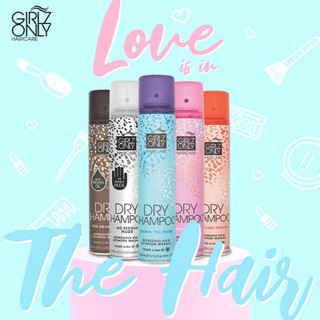 Dầu Gội Khô Girlz Only Tóc Bồng Bềnh Tức Thì Dry Shampoo Dazzling Volume (200ml)