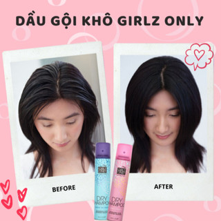 Dầu Gội Khô Girlz Only Tóc Bồng Bềnh Tức Thì Dry Shampoo Dazzling Volume (200ml)