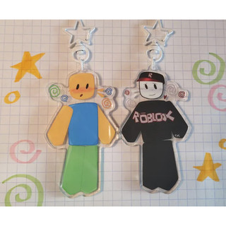 Noob + Guest Magnetic Charm Set | Roblox - trí decor shop