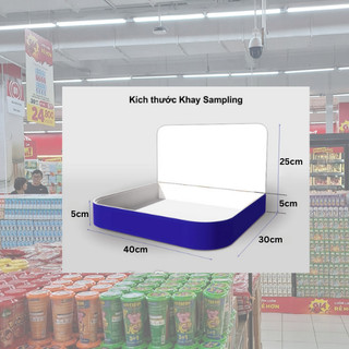 Khay sampling/ khay ăn thử dùng trong siêu thị, kiện kiện sản phẩm mới