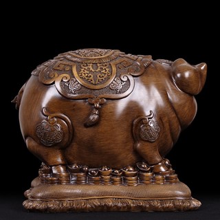 Tượng heo phong thủy, Con lợn, Tuổi hợi, Lợn tiết kiệm, 12 con giáp, Tượng phong thủy, Decor Trang trí nhà cửa - SUNNY