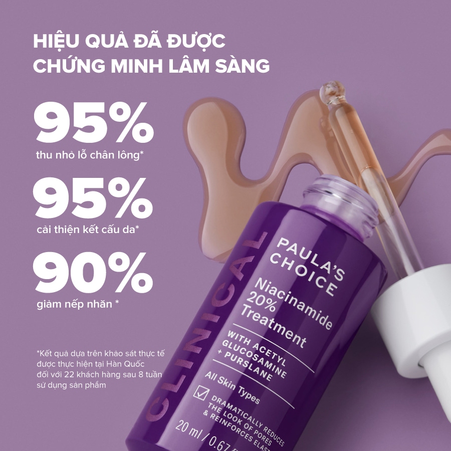 Ảnh Tinh chất se khít lỗ chân lông và làm mờ thâm mụn Paula's Choice Niacinamide 20% Treatment 20ml 8030 2