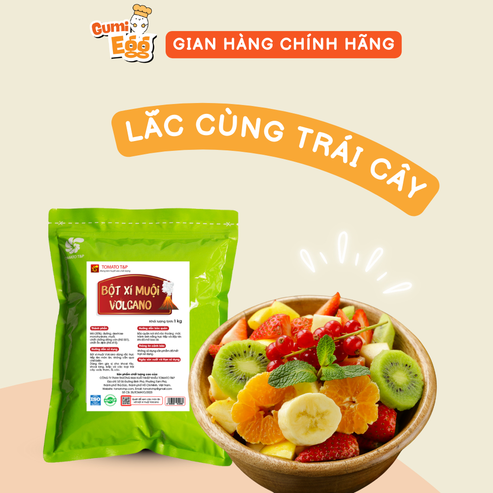 Bột Xí Muội Chua Ngọt Tomato T&P Gói 1Kg, Bột Xí Muội Lắc Khoai, Làm Muối Xí Muội,Lắc Trái Cây-XM15