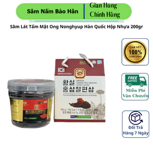 Sâm Lát Tẩm Mật Ong Nonghyup Hàn Quốc, Hộp Nhựa 200gr