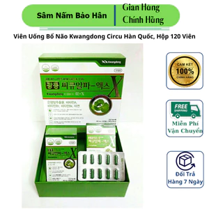Viên Uống Bổ Não Kwangdong Circu Hàn Quốc, Hộp 120 Viên
