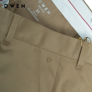 Owen - Quần khaki Slim Fit QKS241325 màu Be đậm chất liệu Poly recycled (Renu)