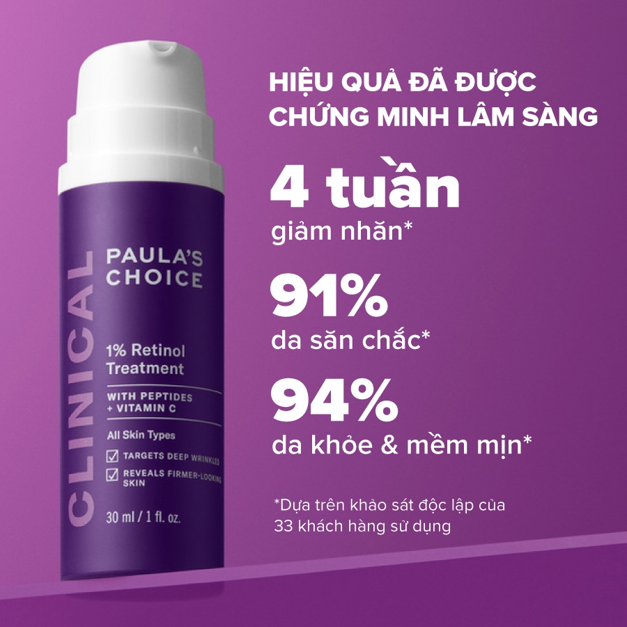Ảnh Tinh chất làm mờ nám và nếp nhăn Paula’s Choice Clinical 1% Retinol Treatment 30 ml 8010 3