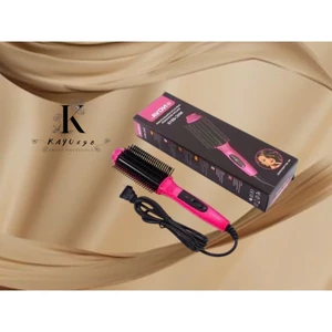 Lược điện đa năng Nova, lược điện chải tóc, duỗi tóc uốn cụp 3 in 1 - UỐN CỤP, XOĂN PHỒNG CHỐNG GIẬT