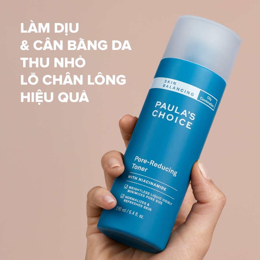 Ảnh Toner cấp ẩm, se khít lỗ chân lông Paula’s Choice Skin Balancing Pore Reducing Toner 190ml 1350 3