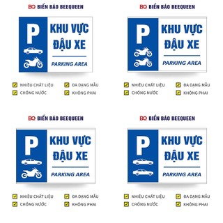 Biển báo KHU VỰC ĐẬU XE cho cơ quan,quán xá