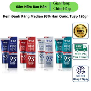 Kem Đánh Răng Median 93% Hàn Quốc, Tuýp 120gr