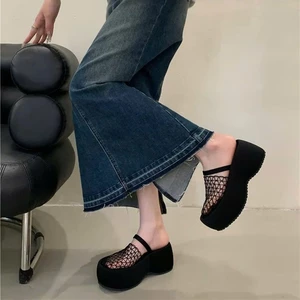 Dép sandal nữ quai chun đế cao chống thấm nước , quia hậu dep nữ