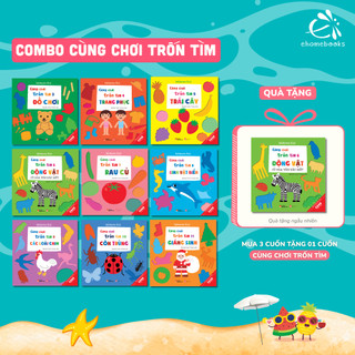 Sách - Cùng Chơi Trốn Tìm - Tập 10: Côn Trùng- Ehon Tương Tác Bìa Cứng cho bé 0-6 tuổi