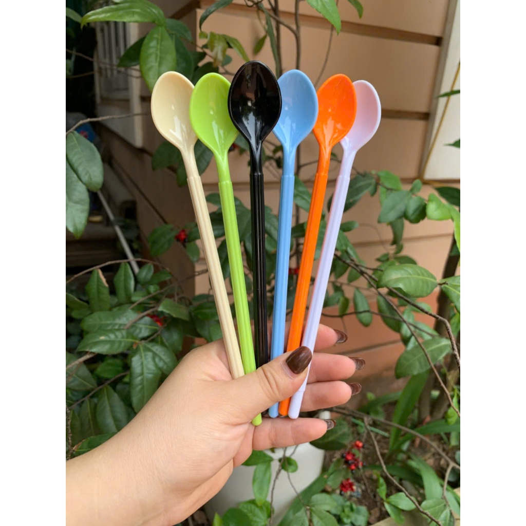 Combo 20,10,5 thìa sinh tố Song Long nhiều màu sắc