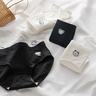 Combo 5 Quần lót nữ cotton thoáng kháng khuẩn thấm hút tốt lưng thun co giãn 4 chiều King Shop LA-68