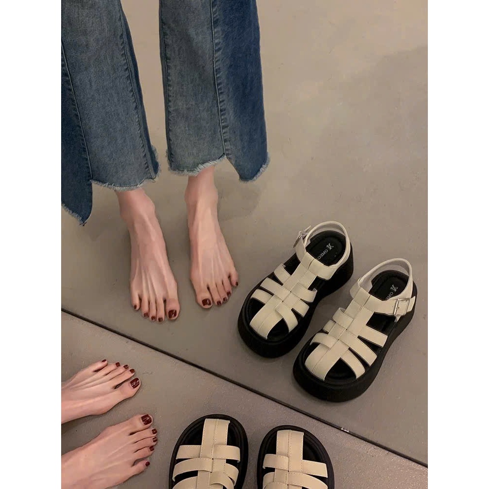 Dép nữ, dép sandal nữ đế cao kiểu dáng Hàn xinh xắn