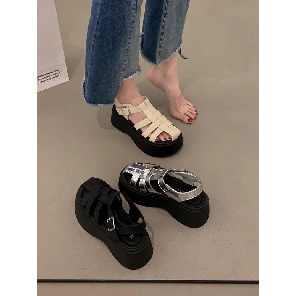 Dép nữ, dép sandal nữ đế cao kiểu dáng Hàn xinh xắn