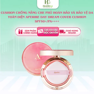 Cushion Chống Nắng Che Phủ Hoàn Hảo Và Bảo Vệ Da Toàn Diện Aperire Day Dream Cover Cushion SPF50+/PA++++