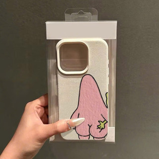 Ốp Lưng iPhone TPU Hoạ Tiết Da Mềm SpongeBob Patrick Star, Bảo Vệ Camera - iP X/XS/11/12/13/14/15/16/17/Plus/Pro/Max/Air