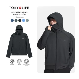 Áo khoác chống nắng Unisex 2 lớp TOKYOLIFE mũ lưỡi trai trùm kín mặt chống tia UV 40004137