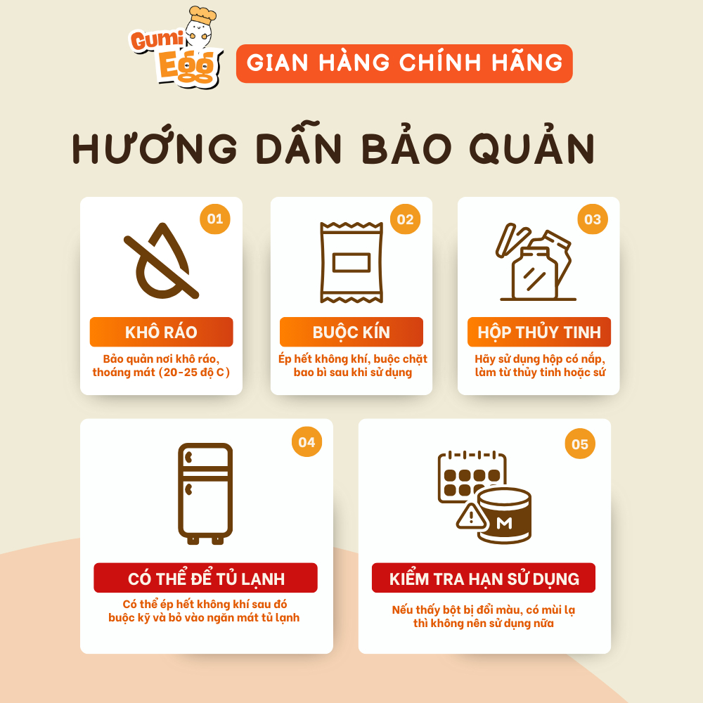 Bột Trứng Muối Gumi Egg Tomato T&P, Dùng Làm Sốt Trứng Muối, Bánh Bao Kim Sa Trứng Chảy, Làm Bánh