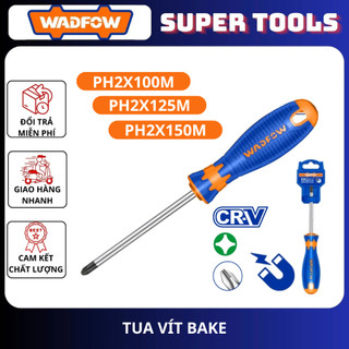 ĐỒ NGHỀ WADFOW Tua vít bake PH2x100mm, PH2x125mm, PH2x150mm/ WSD2224, WSD2225, WSD2226