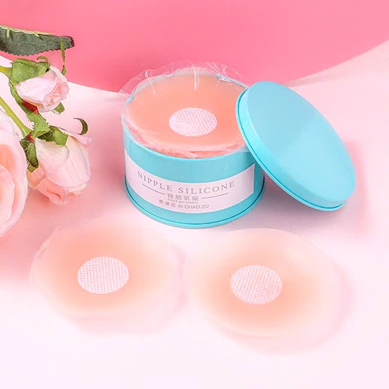 Dán ngực silicon, Hộp 5 đôi dán ti silicon dùng được nhiều lần