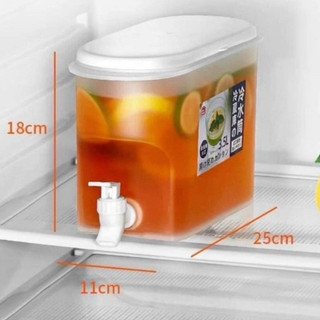Bình Nước 3.5L Có Vòi Để Tủ Lạnh Cao Cấp, 2L CÓ VẠCH Đựng Nước Trà, Nước Trái Cây Tiện Lợi Đa Năng