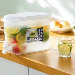Bình Nước 3.5L Có Vòi Để Tủ Lạnh Cao Cấp, 2L CÓ VẠCH Đựng Nước Trà, Nước Trái Cây Tiện Lợi Đa Năng