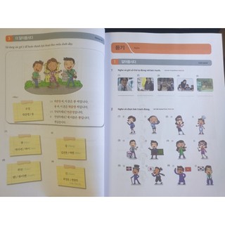 Sách - Combo Tiếng Hàn Tổng Hợp Dành Cho Người Việt Nam  Sơ Cấp 1 ( Giáo Trình  và Sách Bài Tập) Kèm App Online