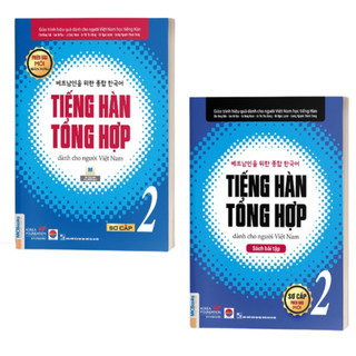 Sách - Combo Tiếng Hàn Tổng Hợp Dành Cho Người Việt Nam Tập 1 đến 6 - Giáo Trình Kèm Sách Bài Tập