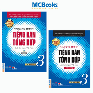 Sách - Combo Tiếng Hàn Tổng Hợp Dành Cho Người Việt Nam Tập 1 đến 6 - Giáo Trình Kèm Sách Bài Tập