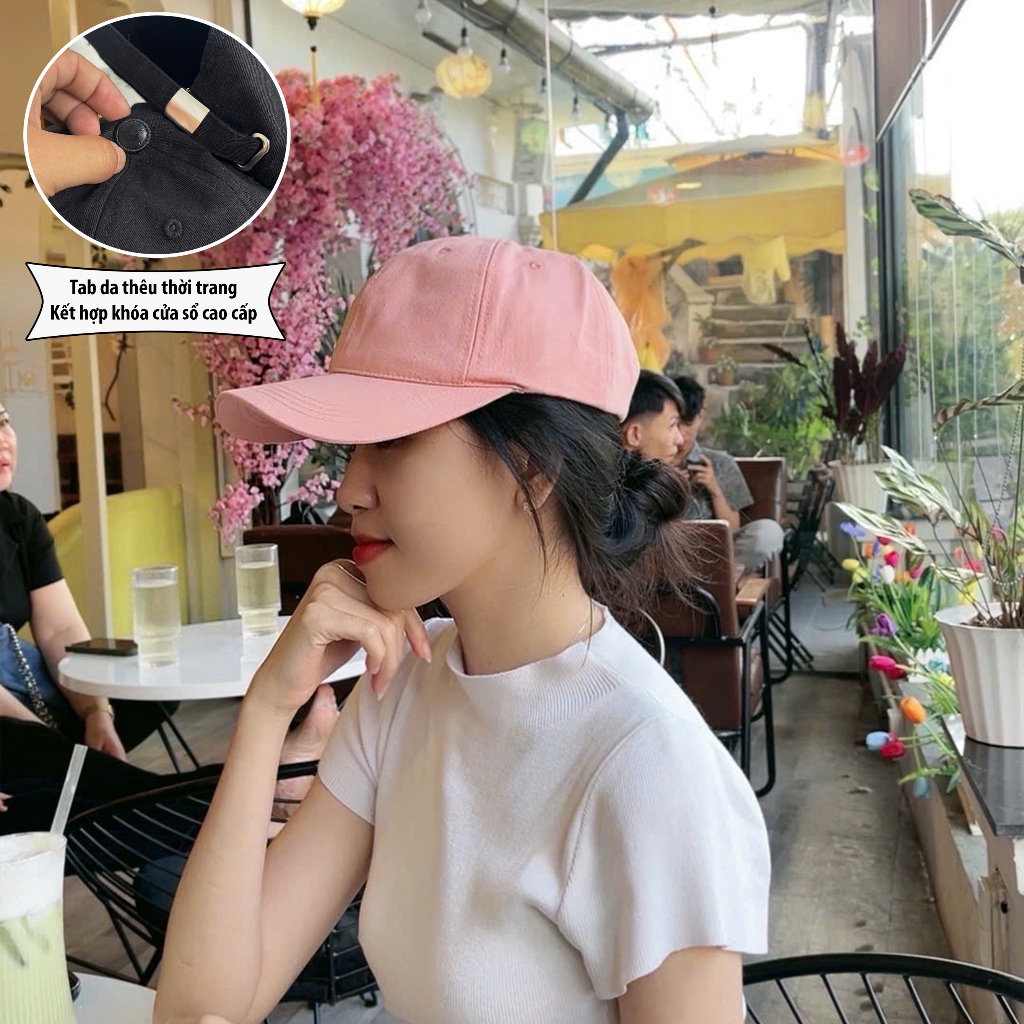 Mũ lưỡi trai trơn chất Nhung Hàn Quốc cao cấp form Unisex Nam Nữ SG103