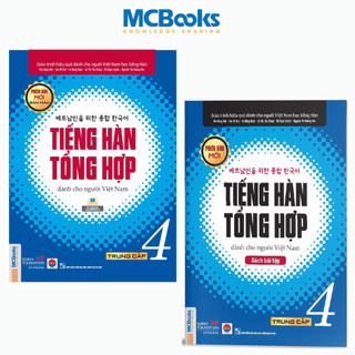 Sách - Combo Tiếng Hàn Tổng Hợp Dành Cho Người Việt Nam Tập 1 đến 6 - Giáo Trình Kèm Sách Bài Tập