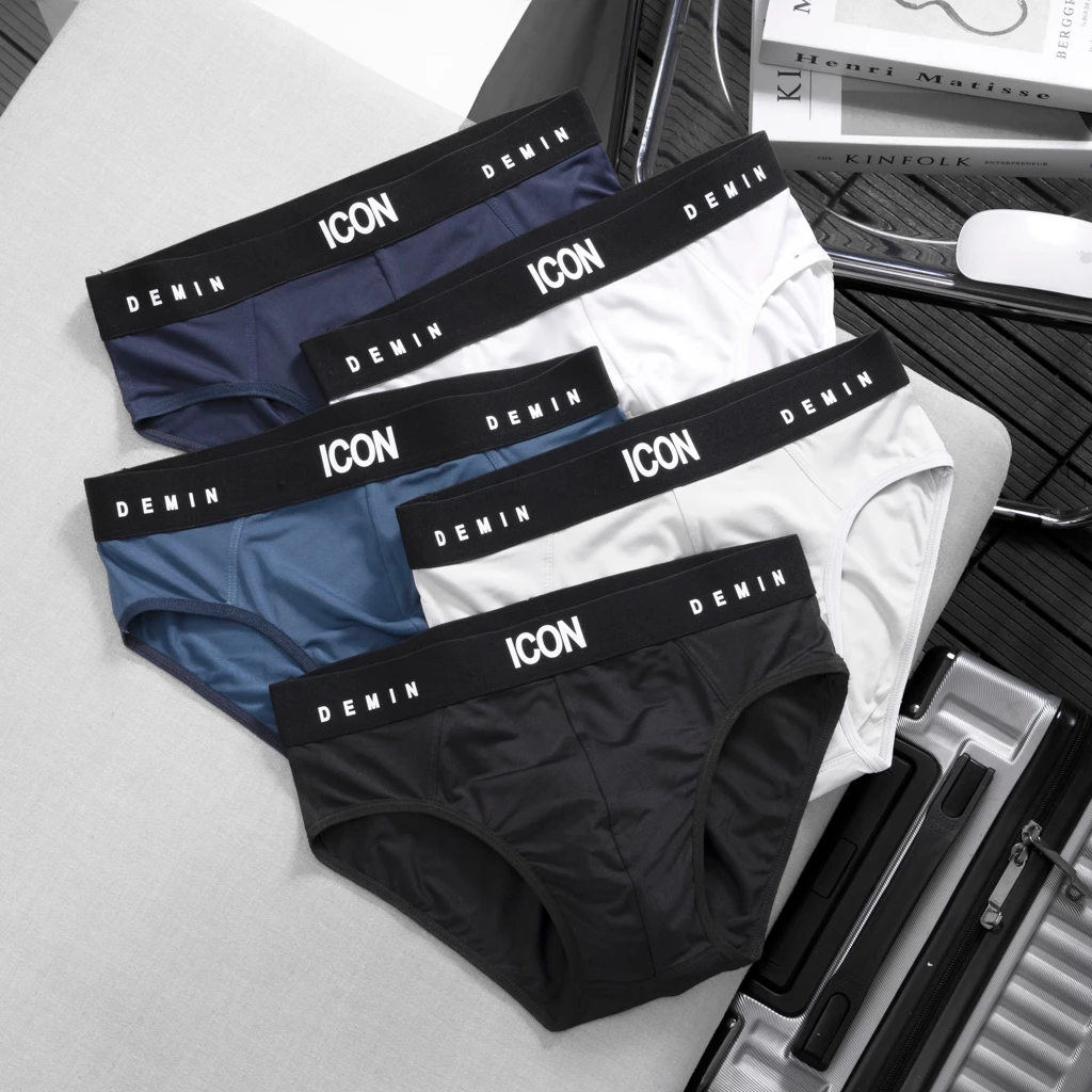 Quần lót nam , quần sịp nam tam giác Icon cao cấp chất thun lạnh kháng khuẩn co giãn - ARES SHOP