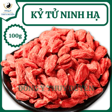 Kỷ Tử Ninh Hạ 100g | Loại 1 - Hạt To, Đỏ, Đẹp, Trà Kỷ Tử, Nấu Chè Dưỡng Nhan, Bồi Bổ Cơ Thể